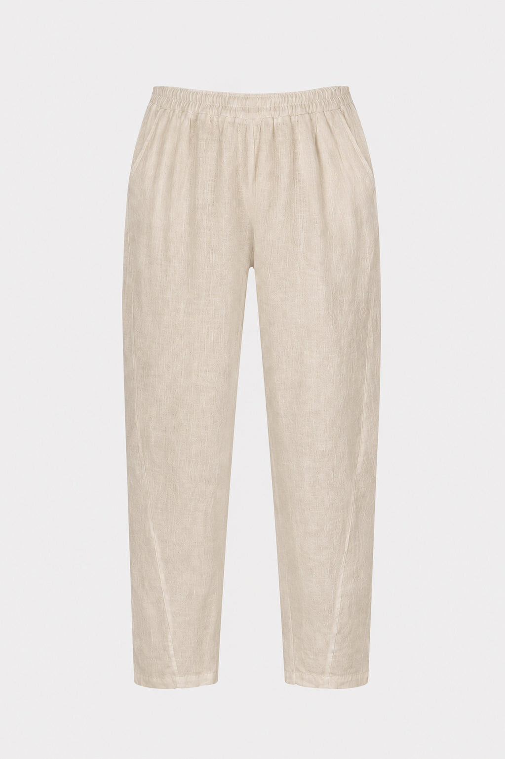 Soft Taper Linen Trousers