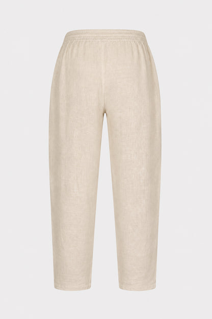 Soft Taper Linen Trousers