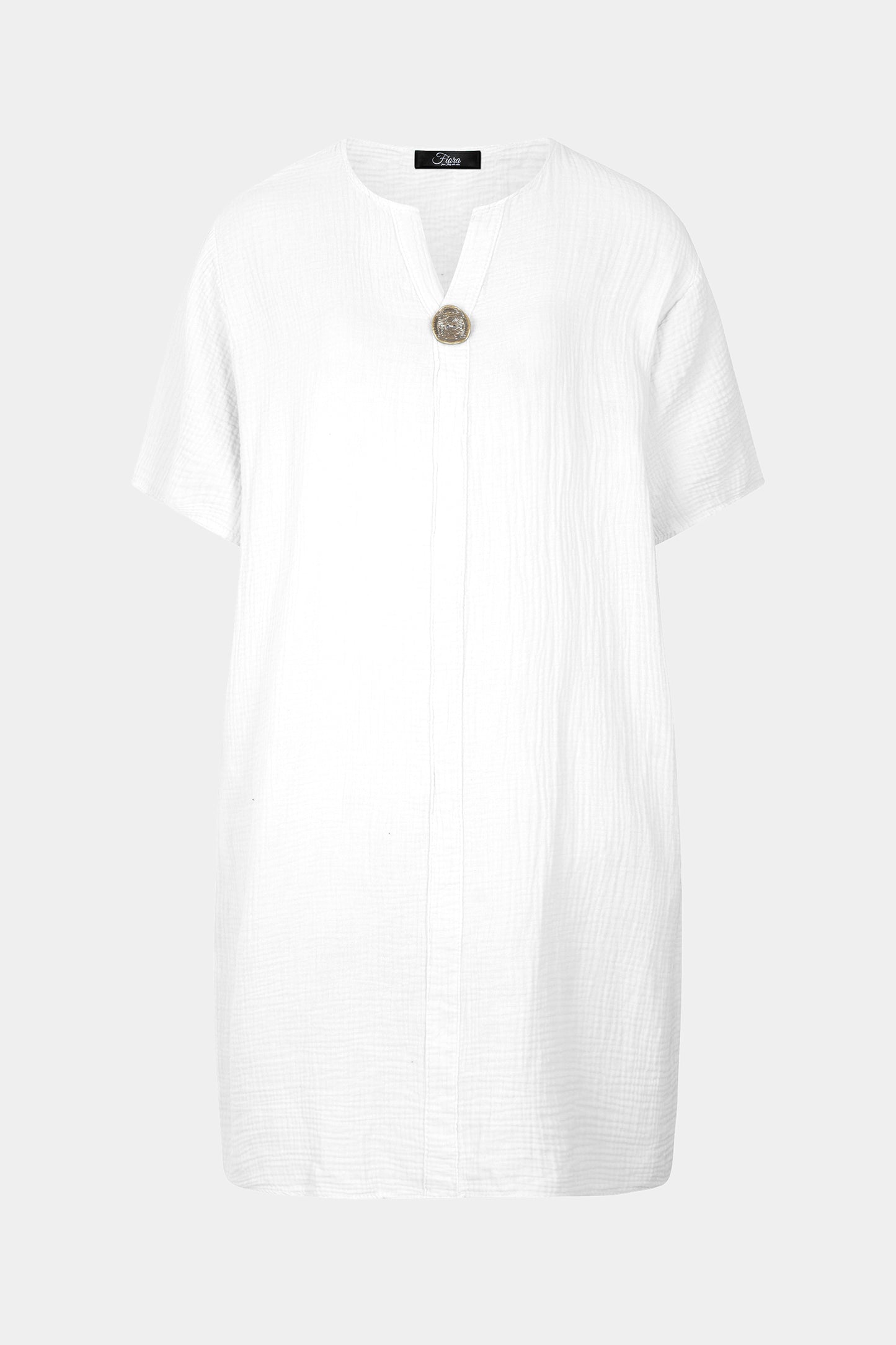 Gia Notch Neck Tunic Dress