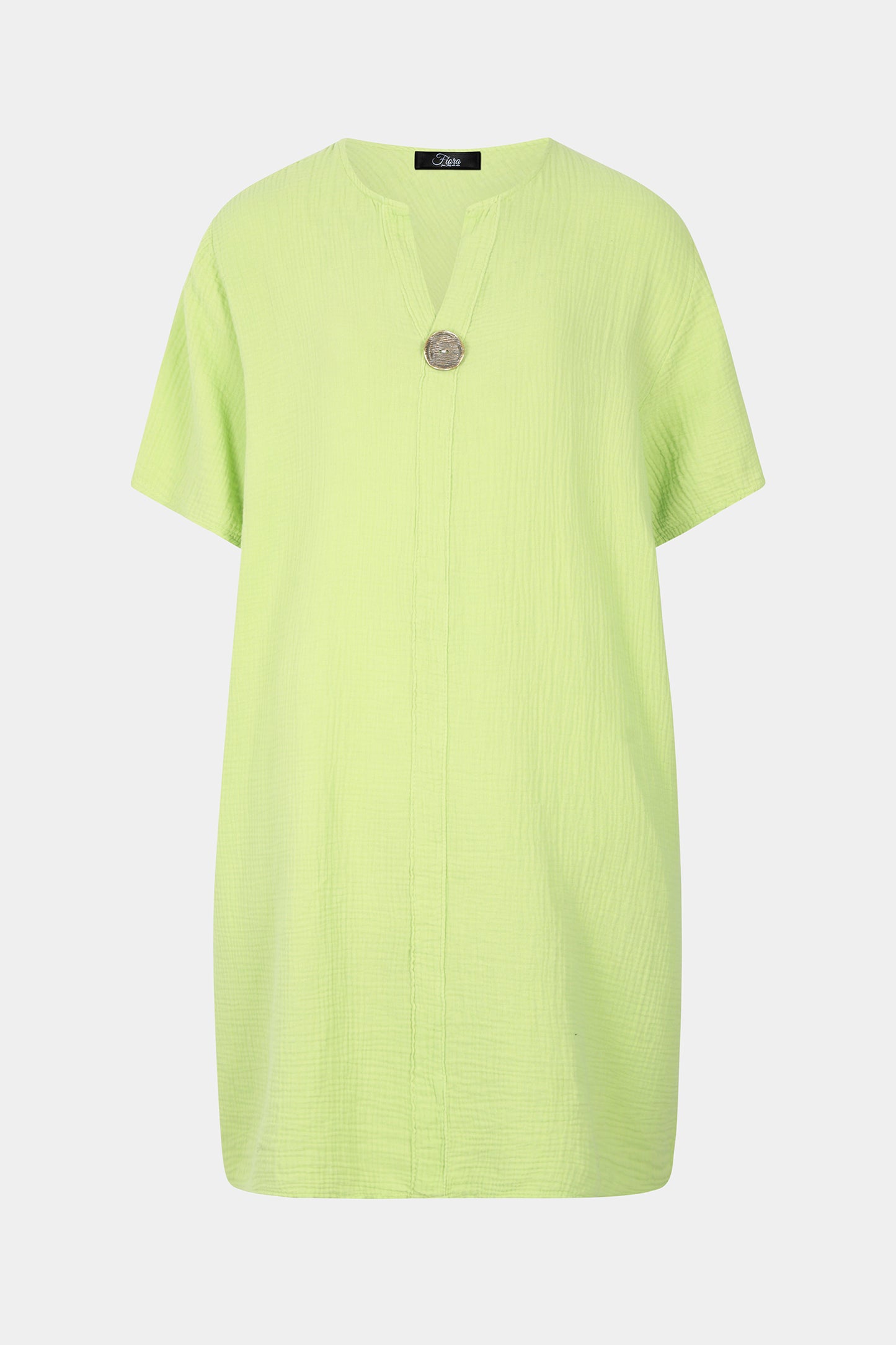 Gia Notch Neck Tunic Dress