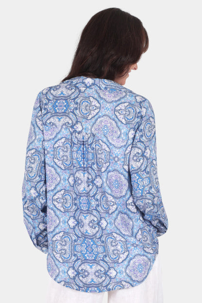 Sorrento Medallion Print Blouse