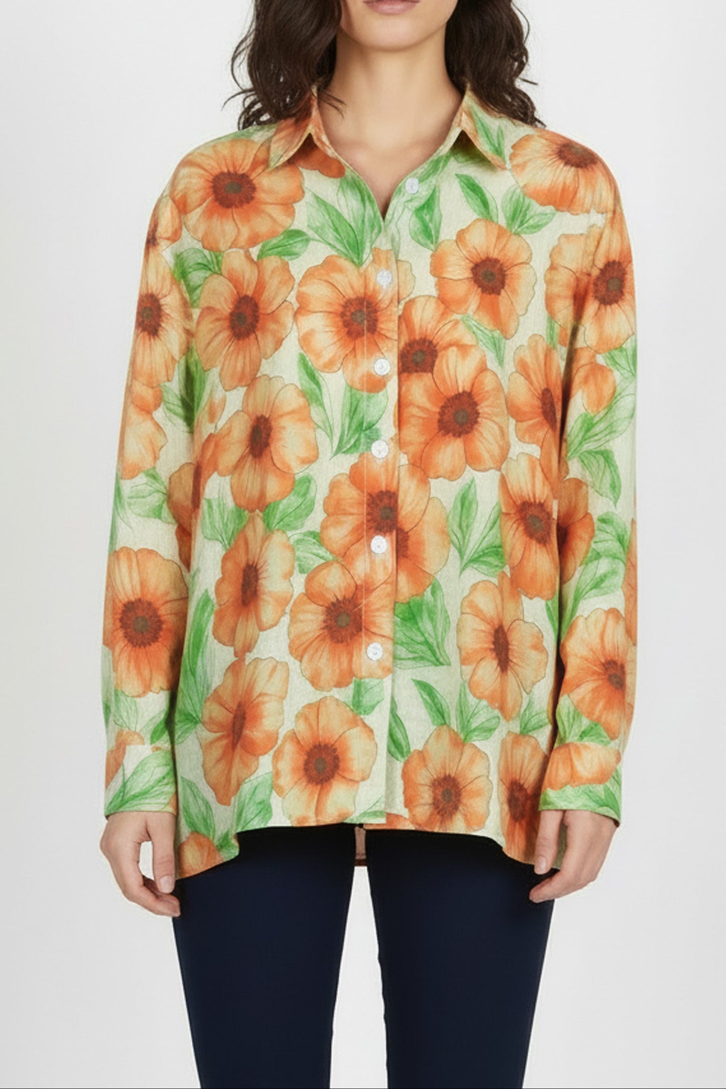 Poppy Print Blouse