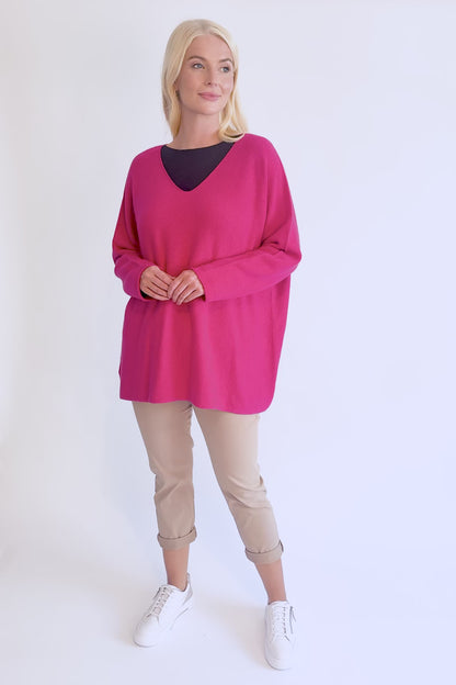 Cloud Two V-Neck Oversize Jumper