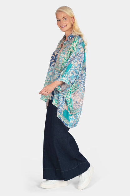Riviera Tile Oversize Shirt