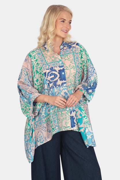 Riviera Tile Oversize Shirt