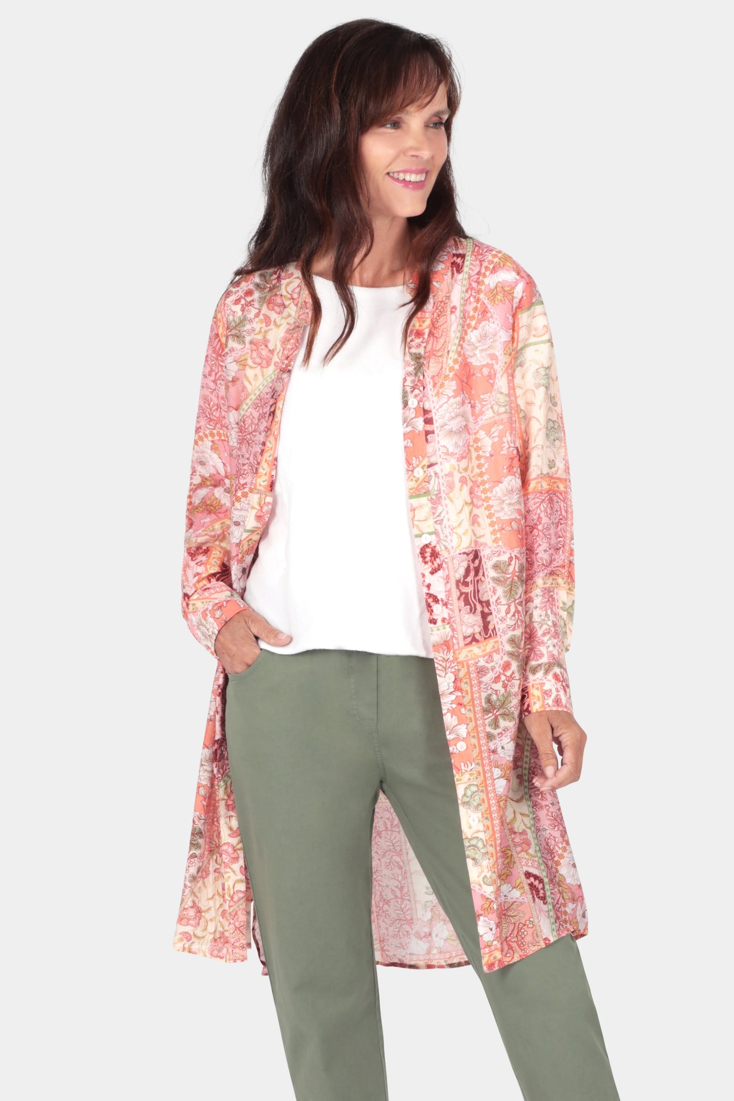 Artist Print Longline Shirt