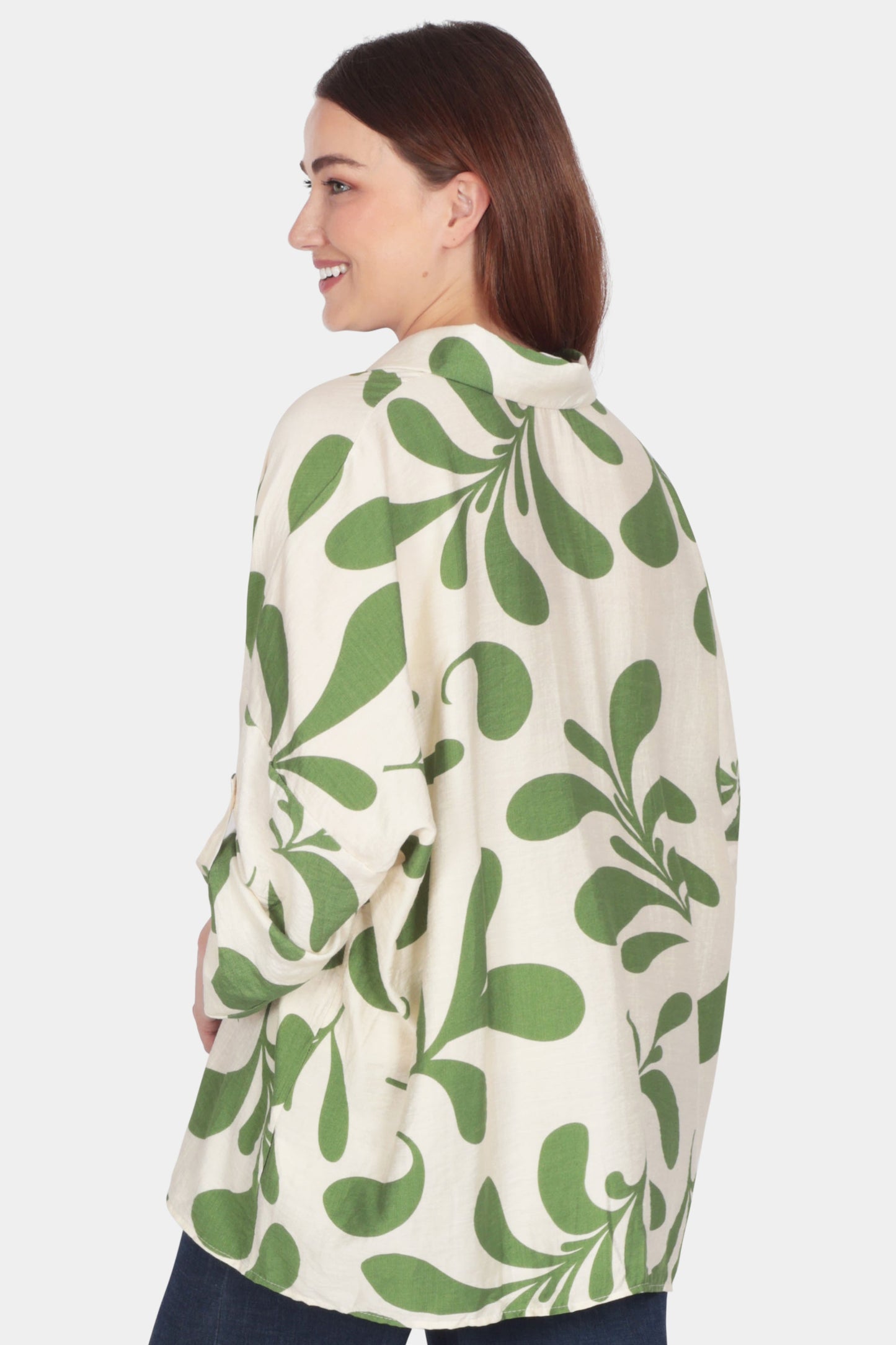 Painterly Leaf Shirt