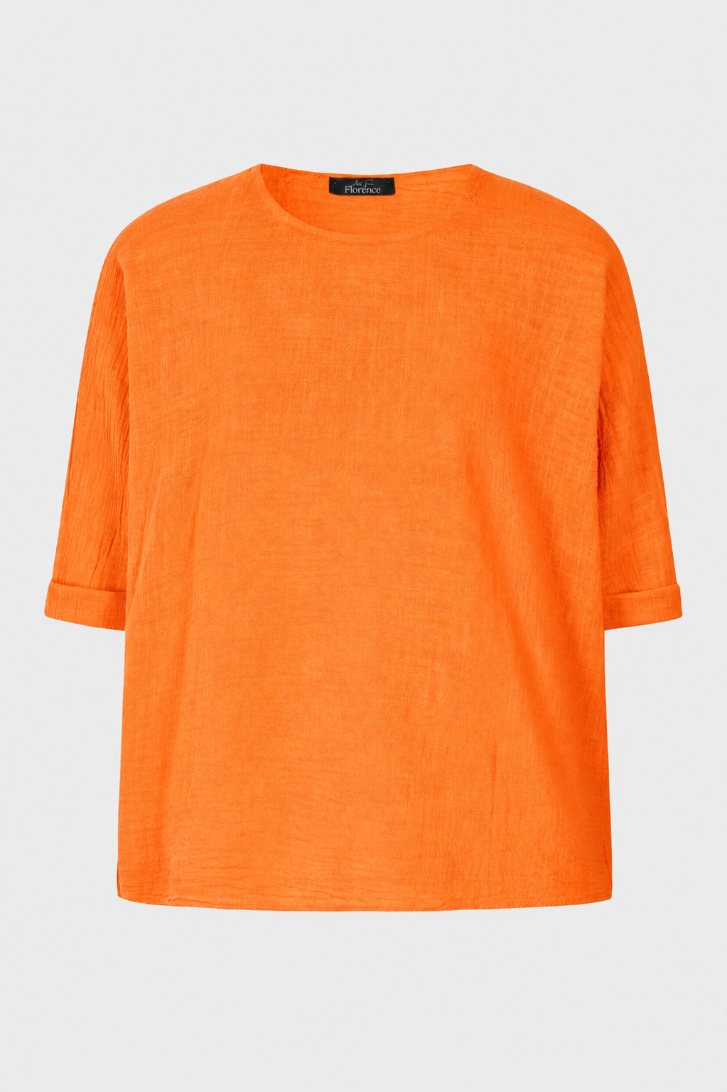 Amelie Round Neck Cotton Top