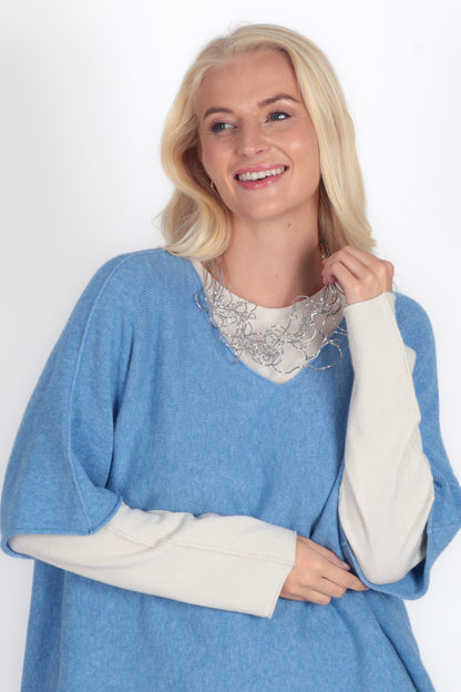 Airy Sculpted Loops Necklace