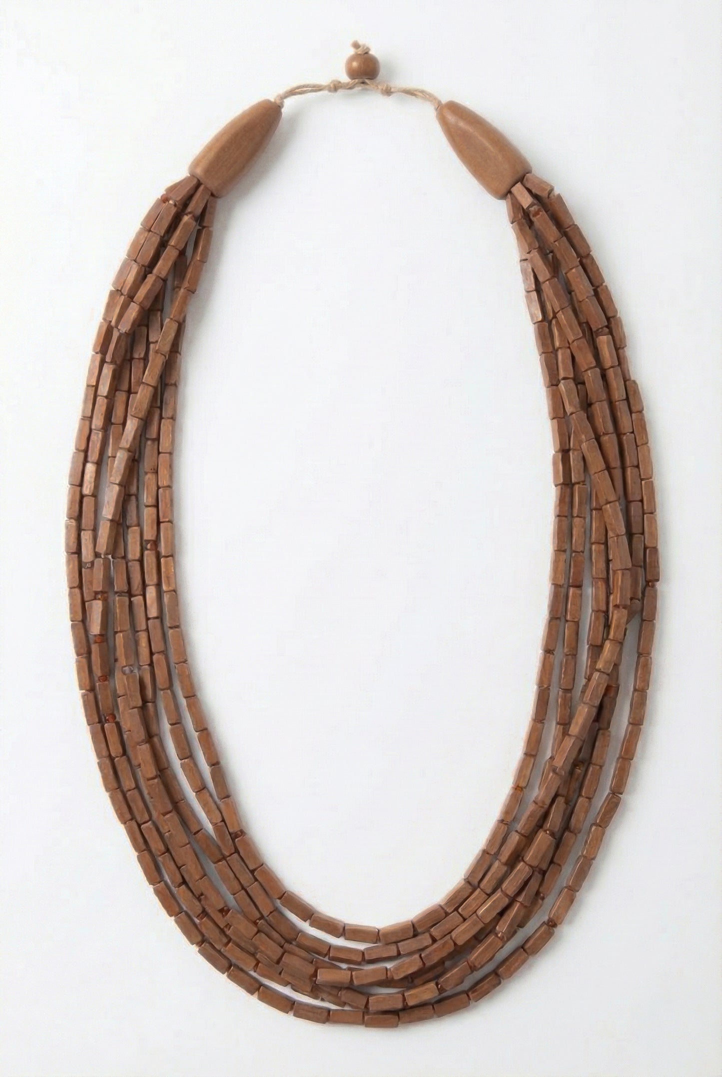 Layered Mosaic Bead Necklace