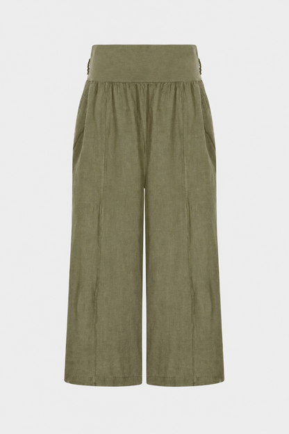 Palazzo Linen Trousers