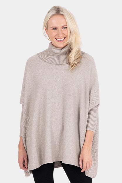 Poncho Style Knit Jumper