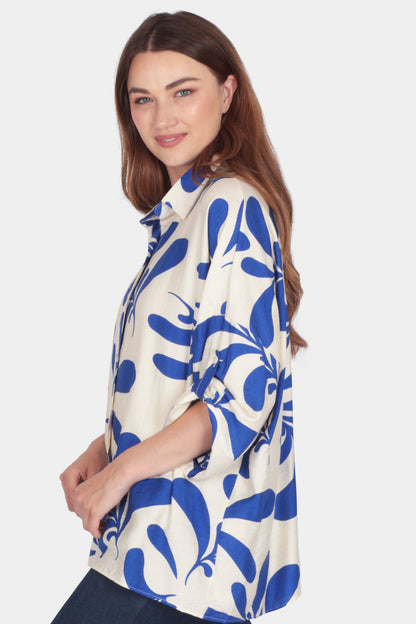 Painterly Leaf Shirt