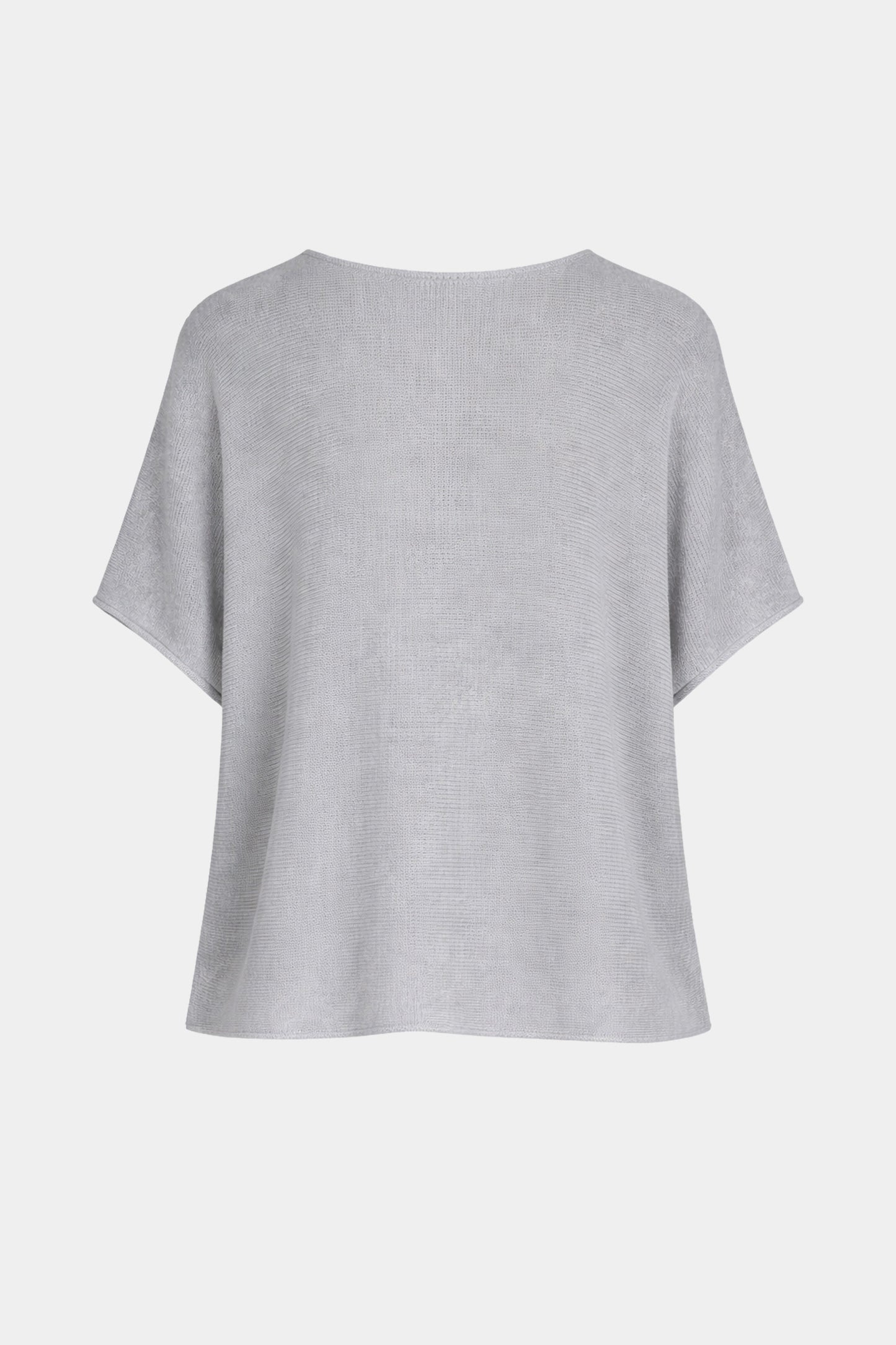 Round Neck Cotton Knit Top