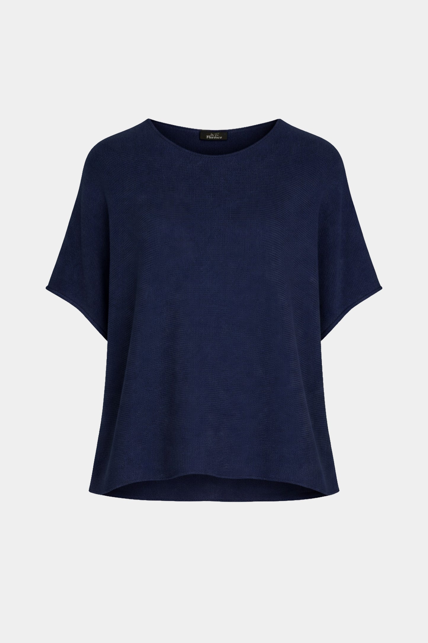 Round Neck Cotton Knit Top