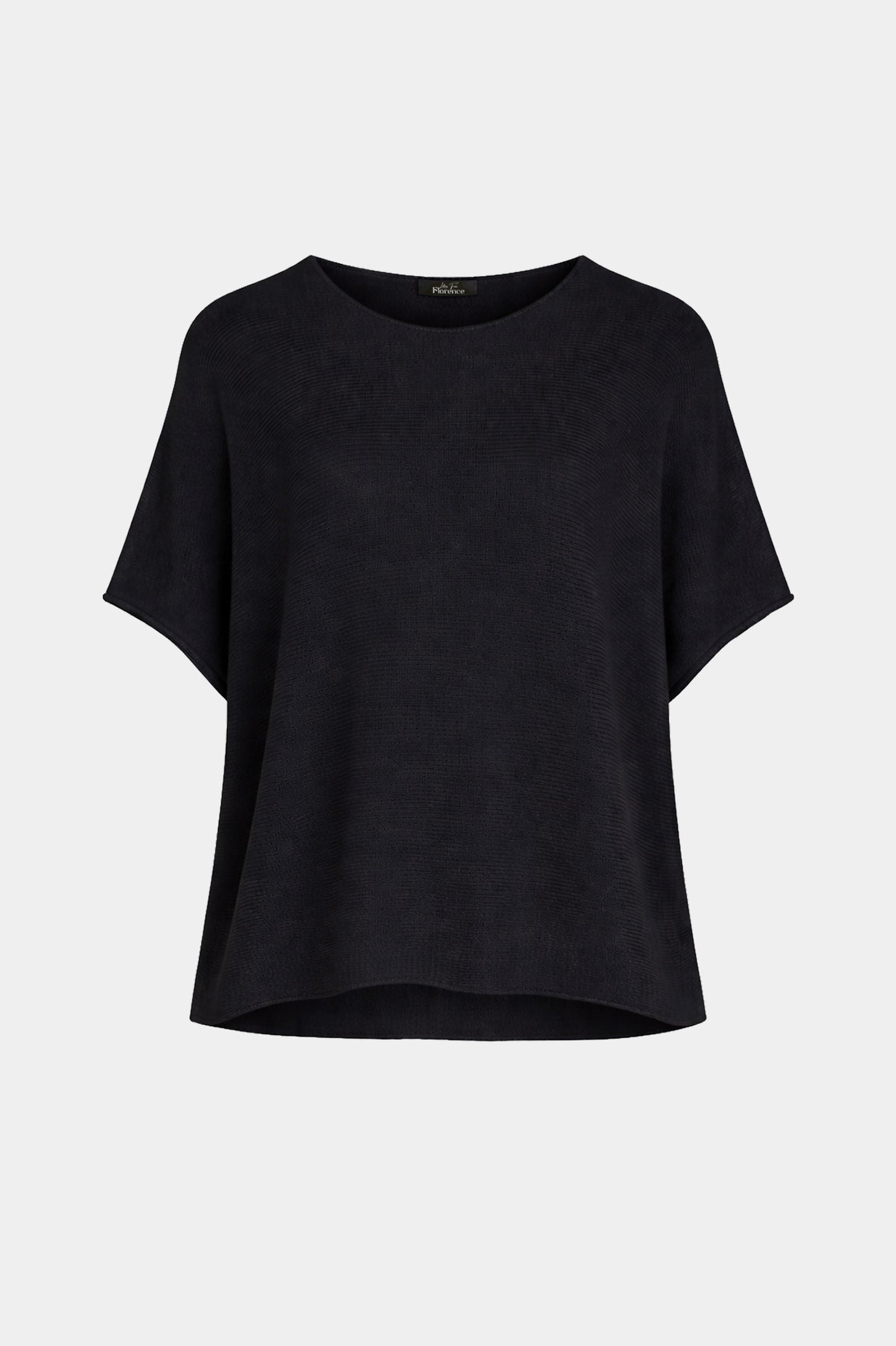 Round Neck Cotton Knit Top