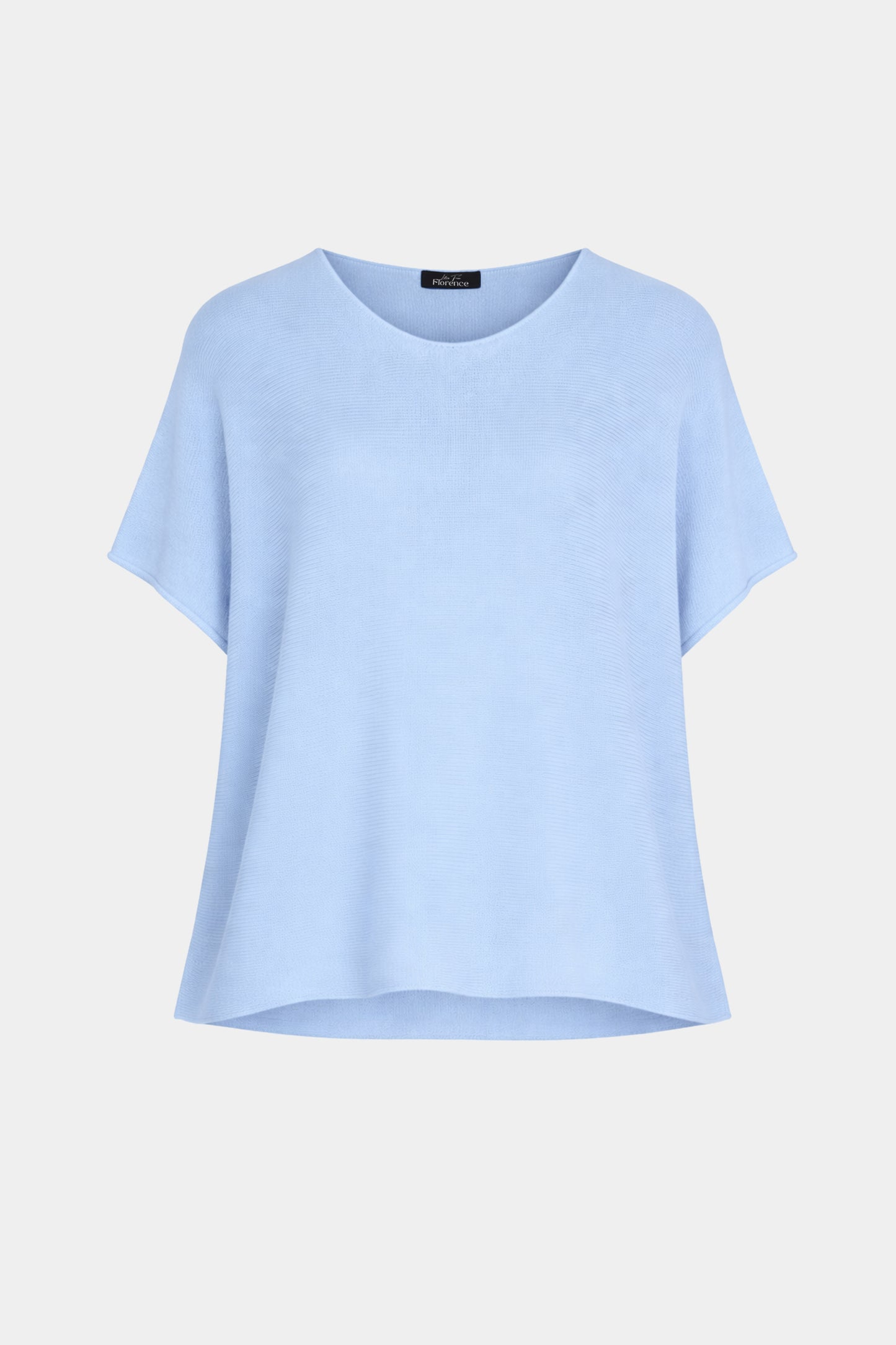 Round Neck Cotton Knit Top