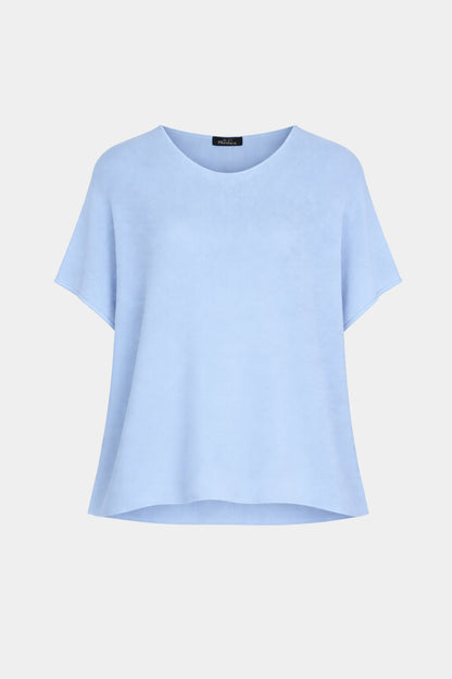 Round Neck Cotton Knit Top