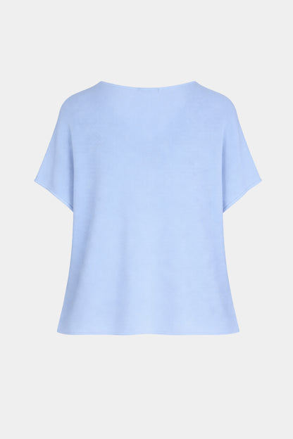 Round Neck Cotton Knit Top