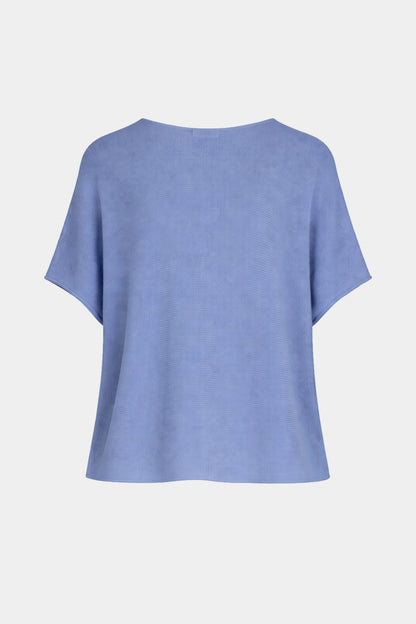Round Neck Cotton Knit Top