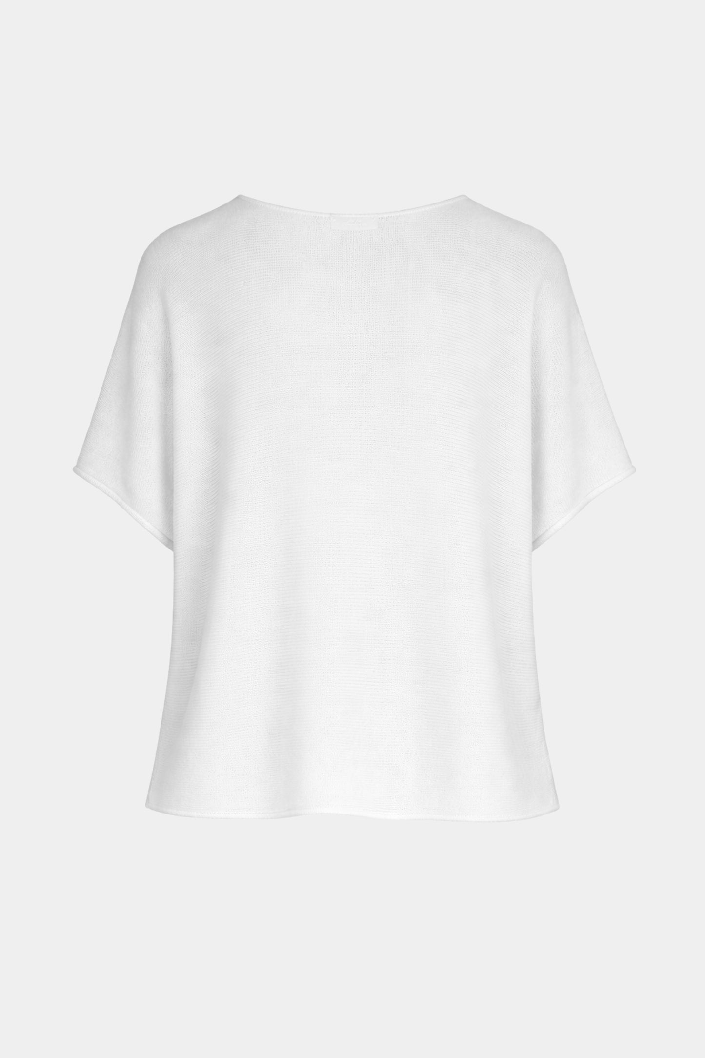 Round Neck Cotton Knit Top