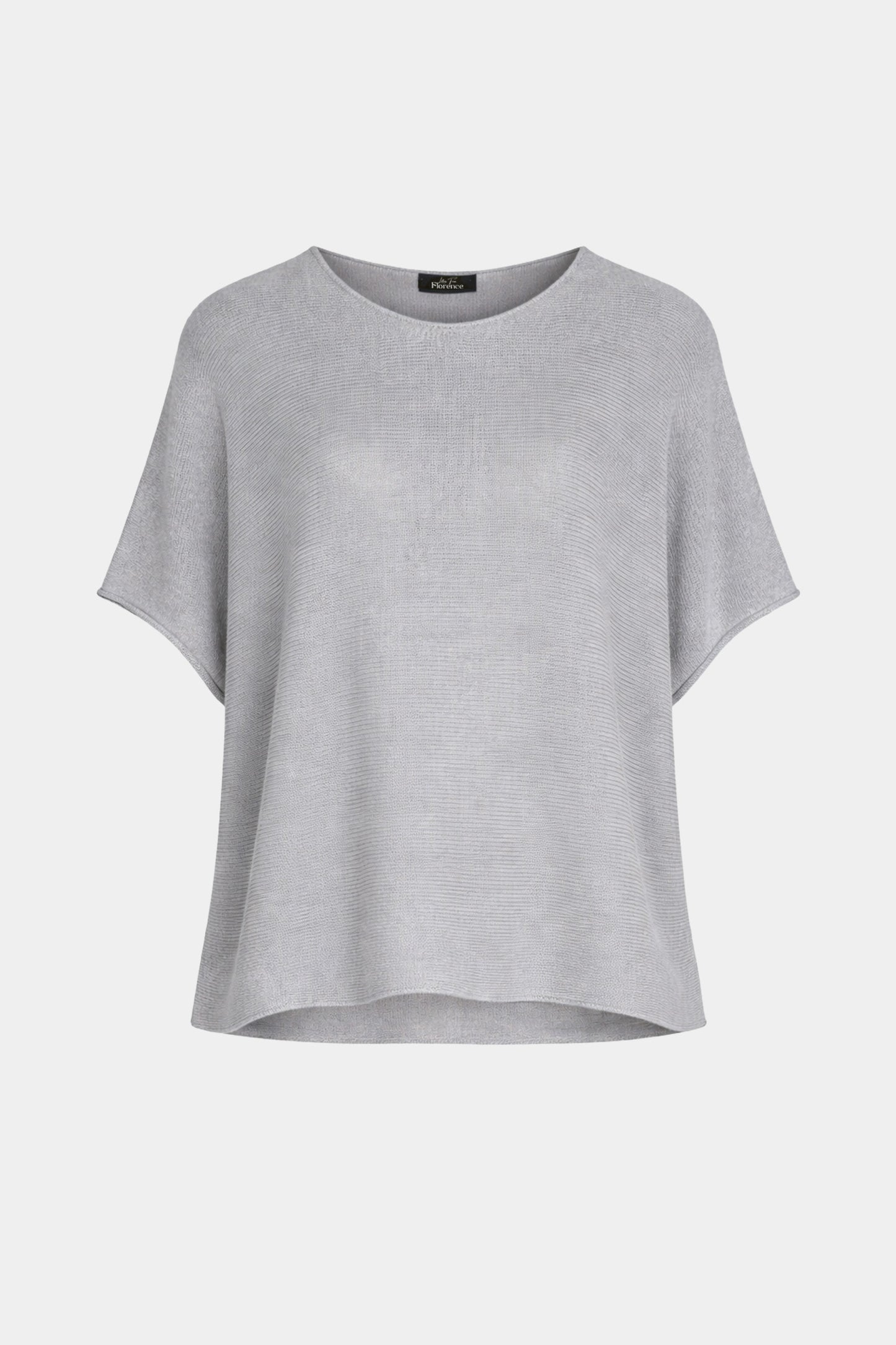 Round Neck Cotton Knit Top