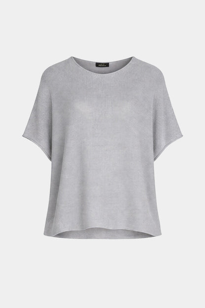 Round Neck Cotton Knit Top