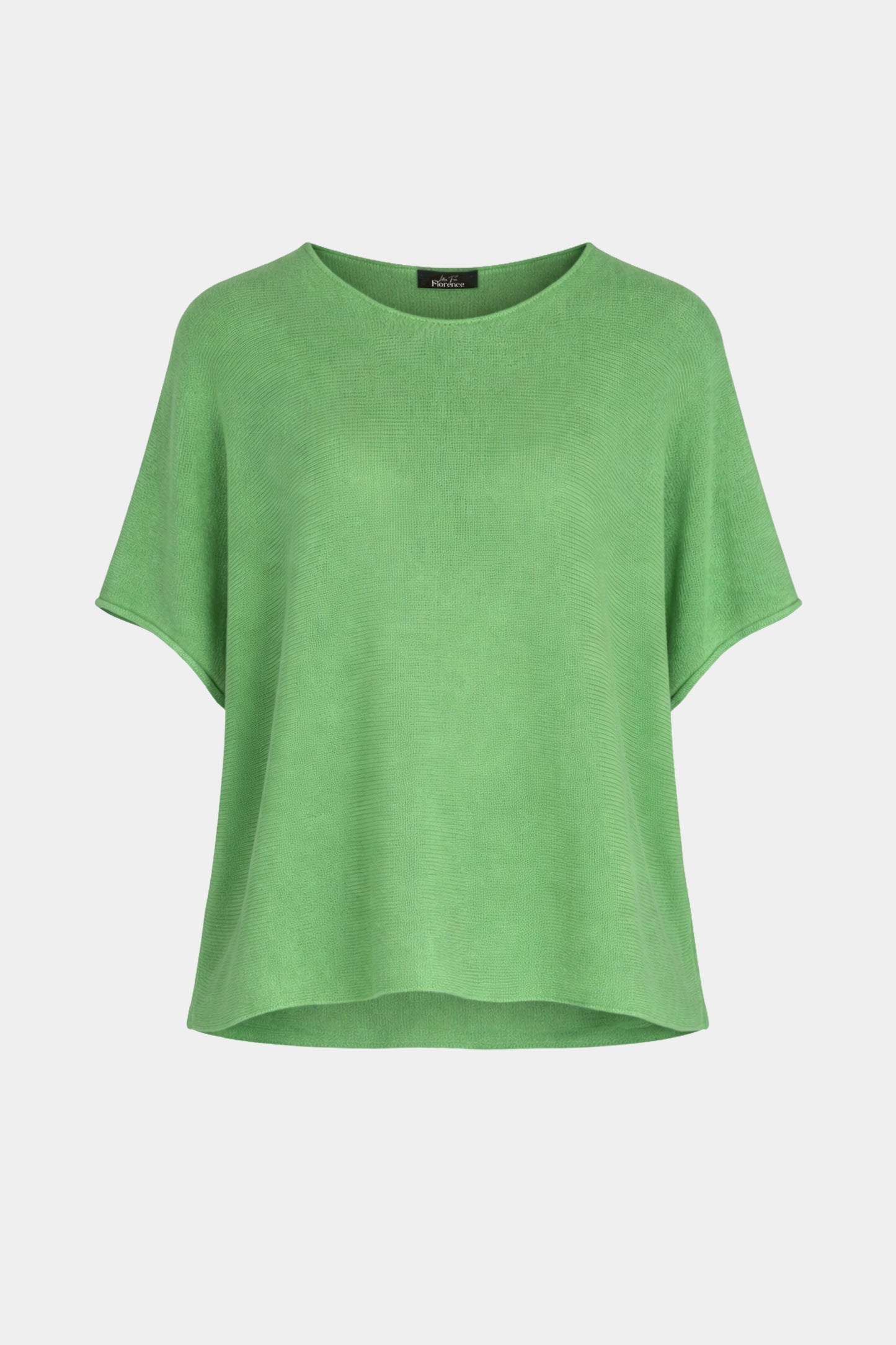Round Neck Cotton Knit Top