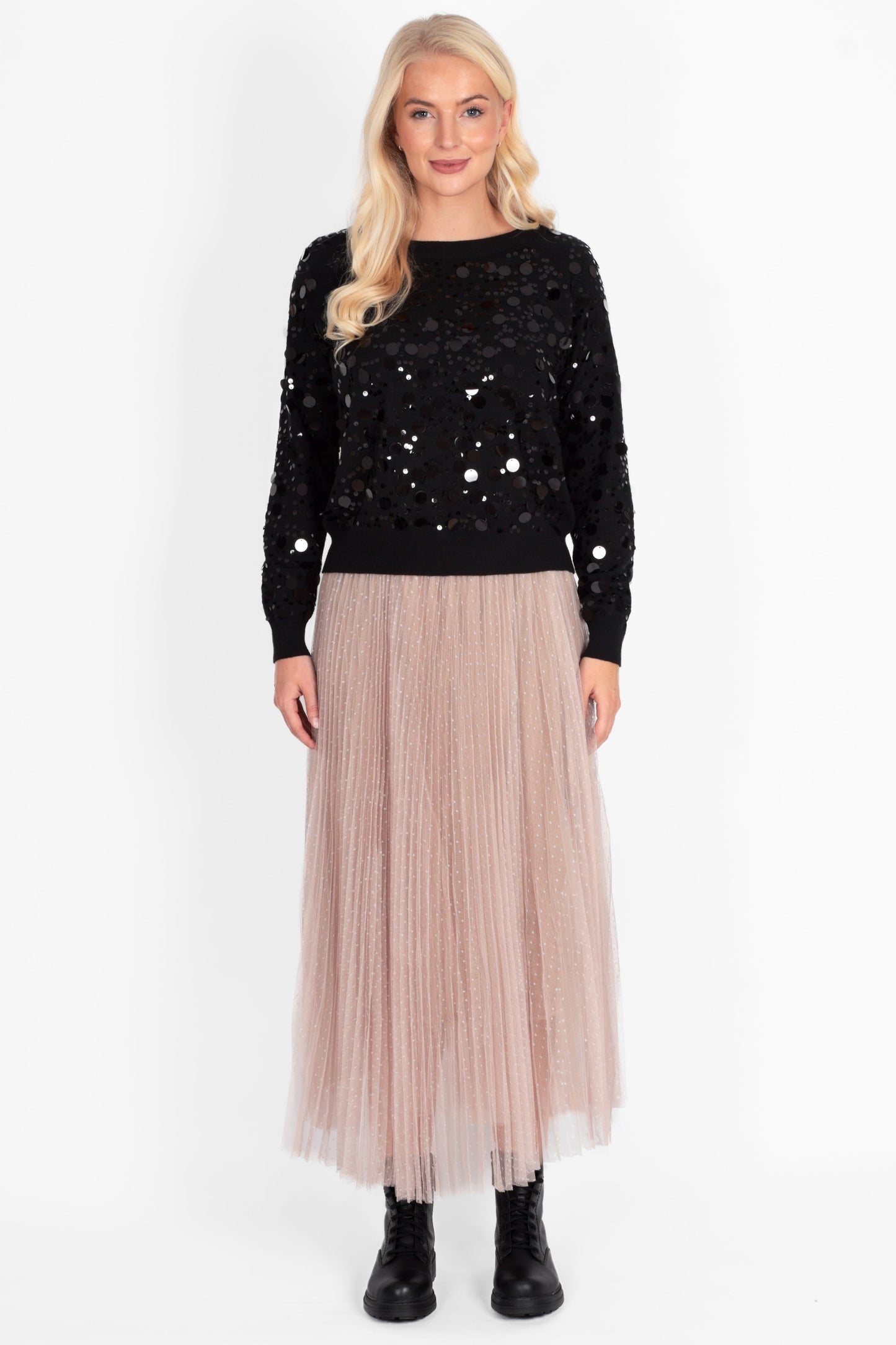 Dot Tulle Skirt