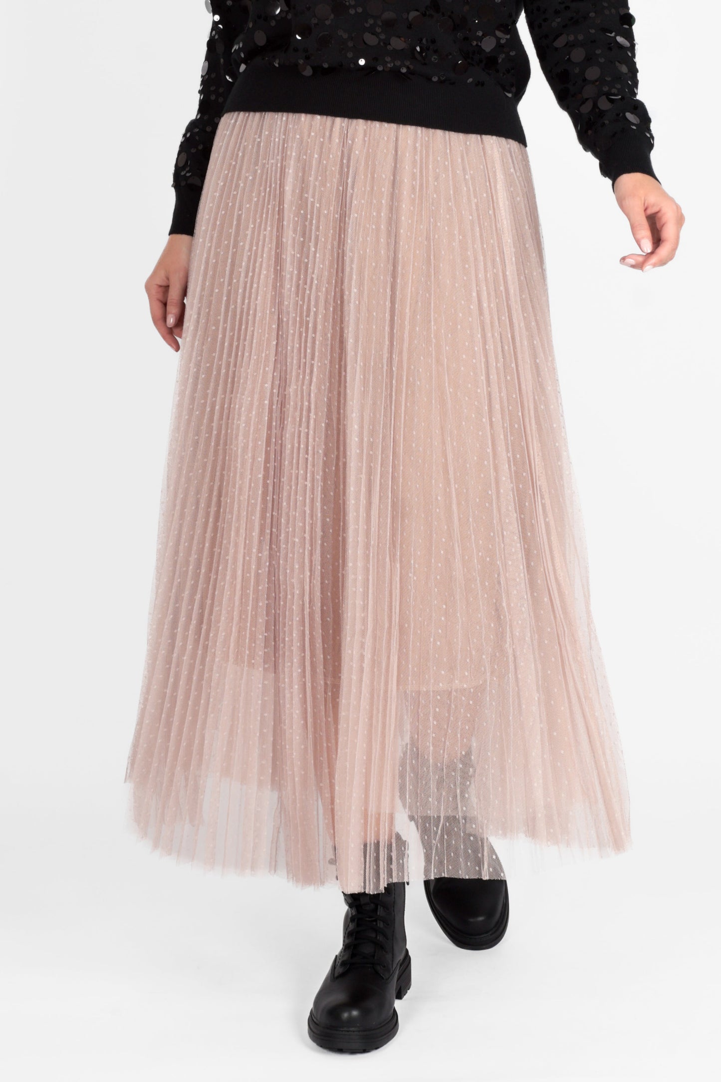 Dot Tulle Skirt