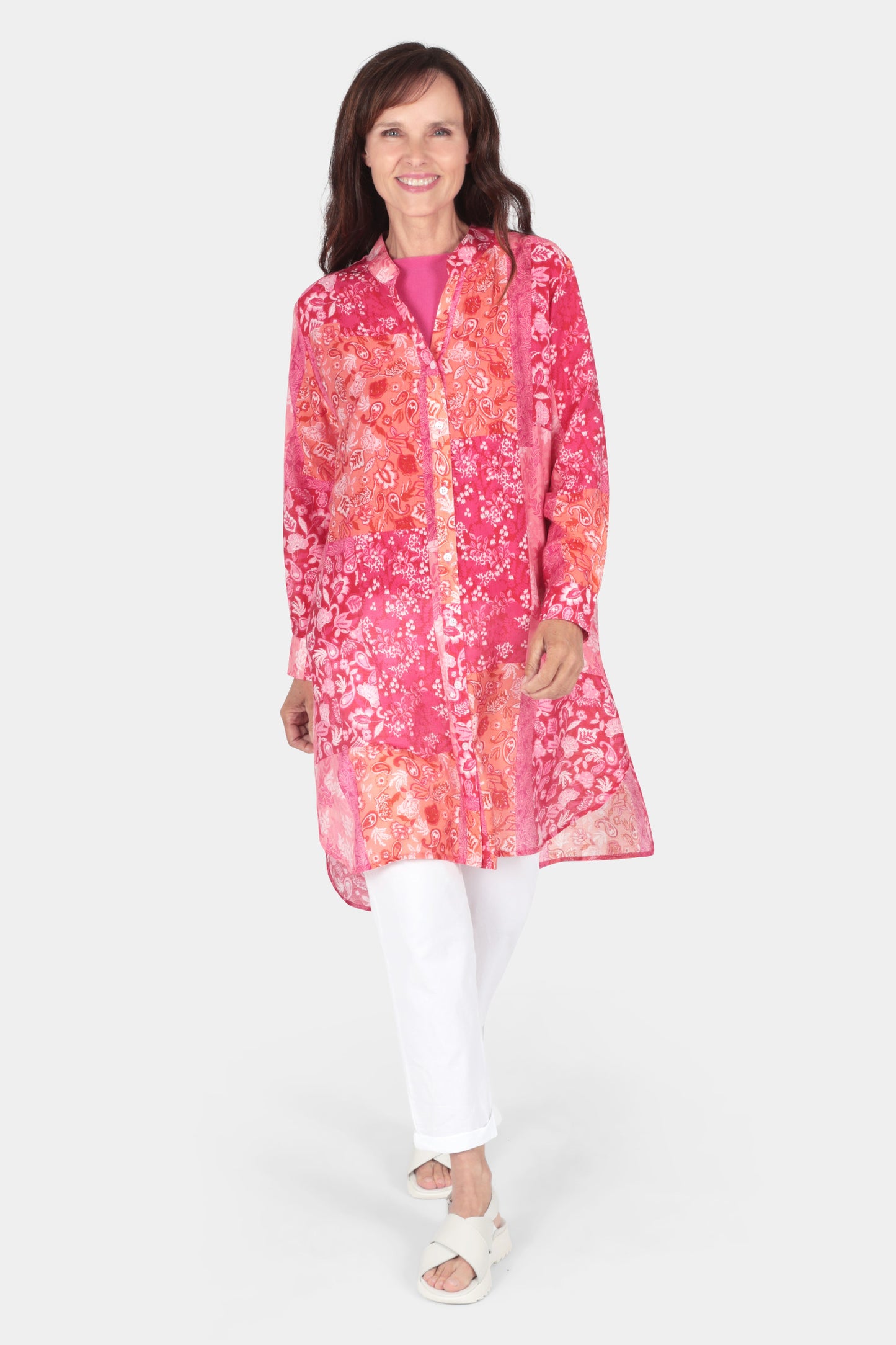 Siena Floral Print Shirt Dress