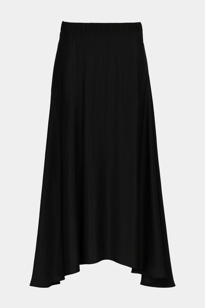 Silk High Low Maxi Skirt