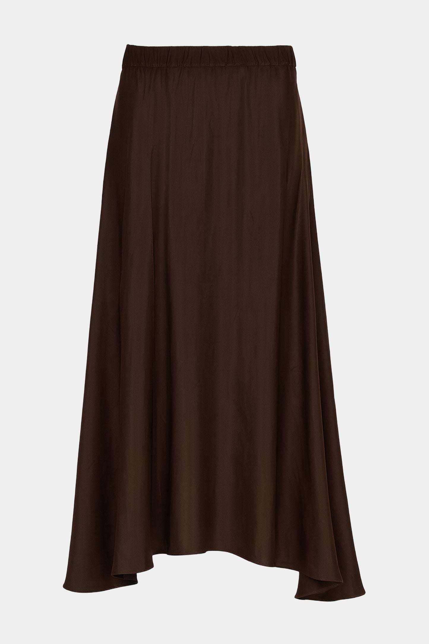 Silk High Low Maxi Skirt