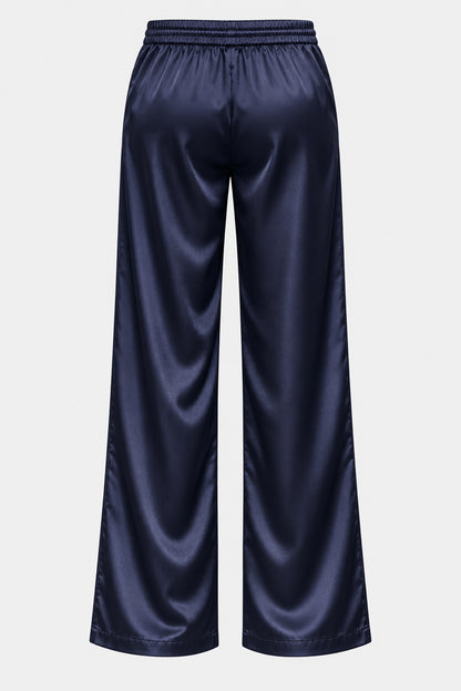 Satin Wide Leg Trousers