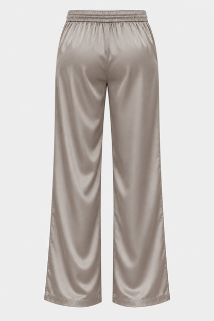 Satin Wide Leg Trousers