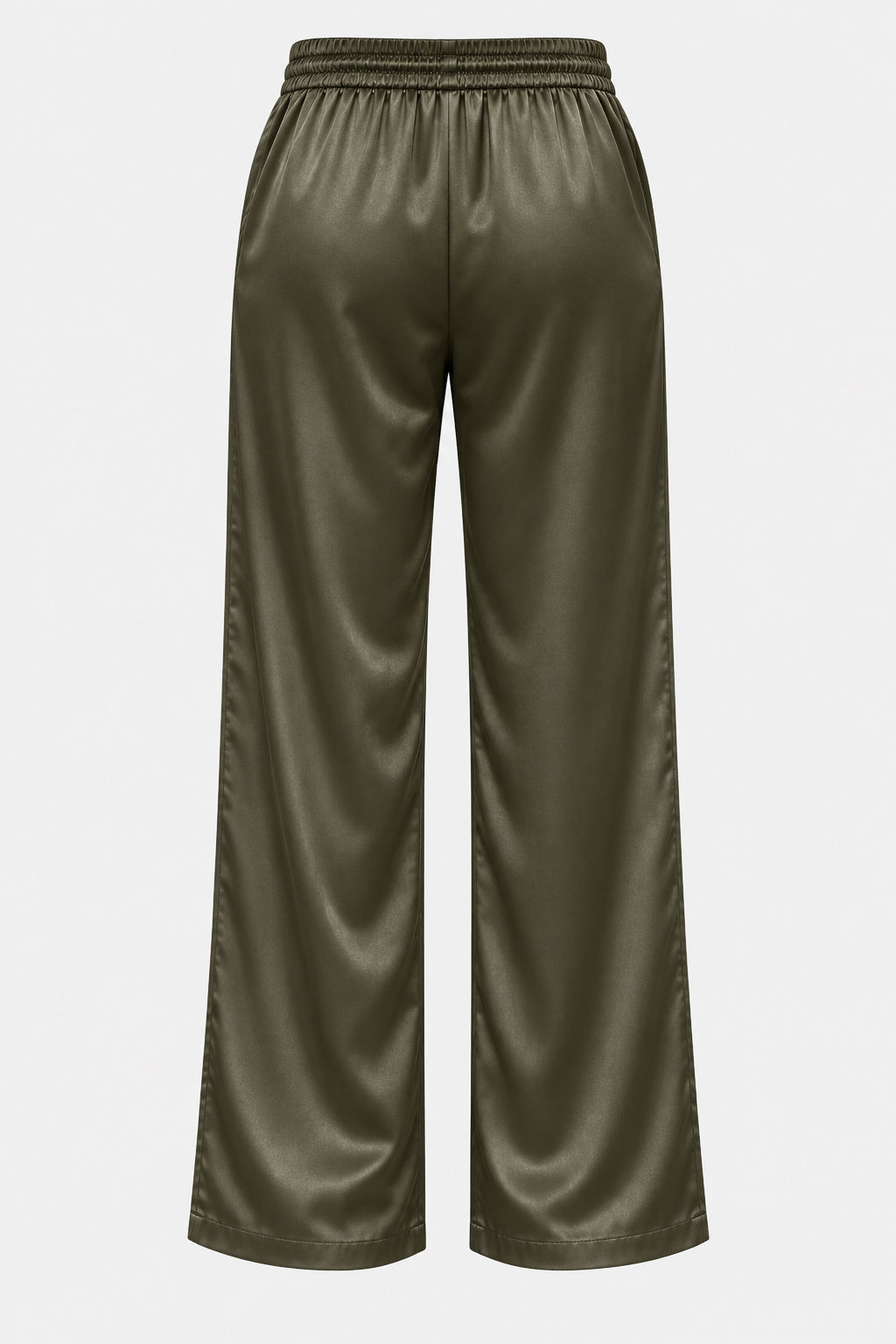 Satin Wide Leg Trousers