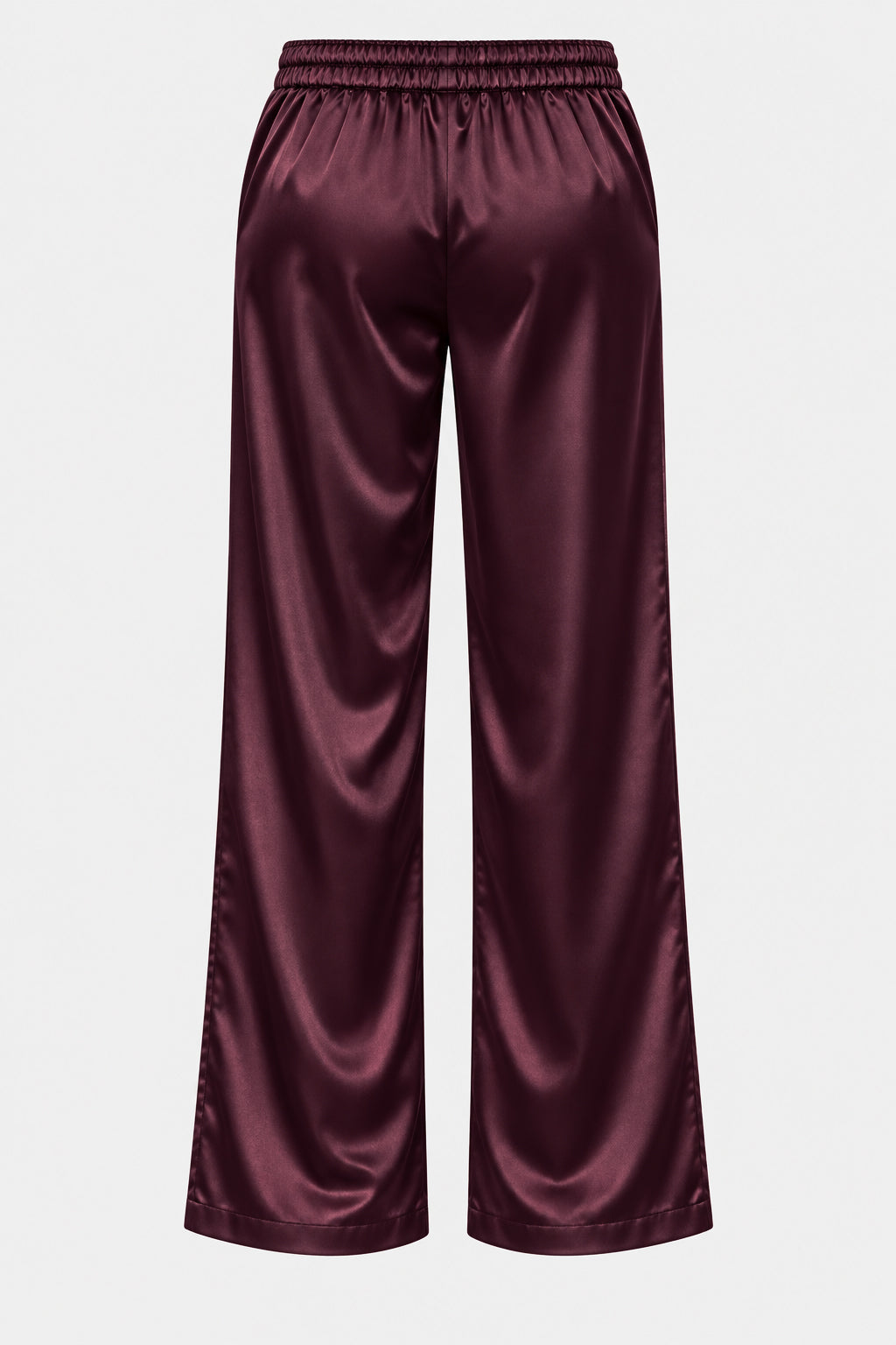 Satin Wide Leg Trousers