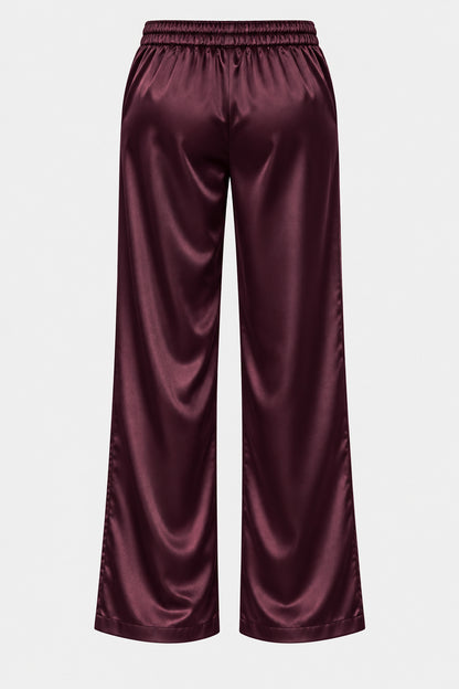 Satin Wide Leg Trousers