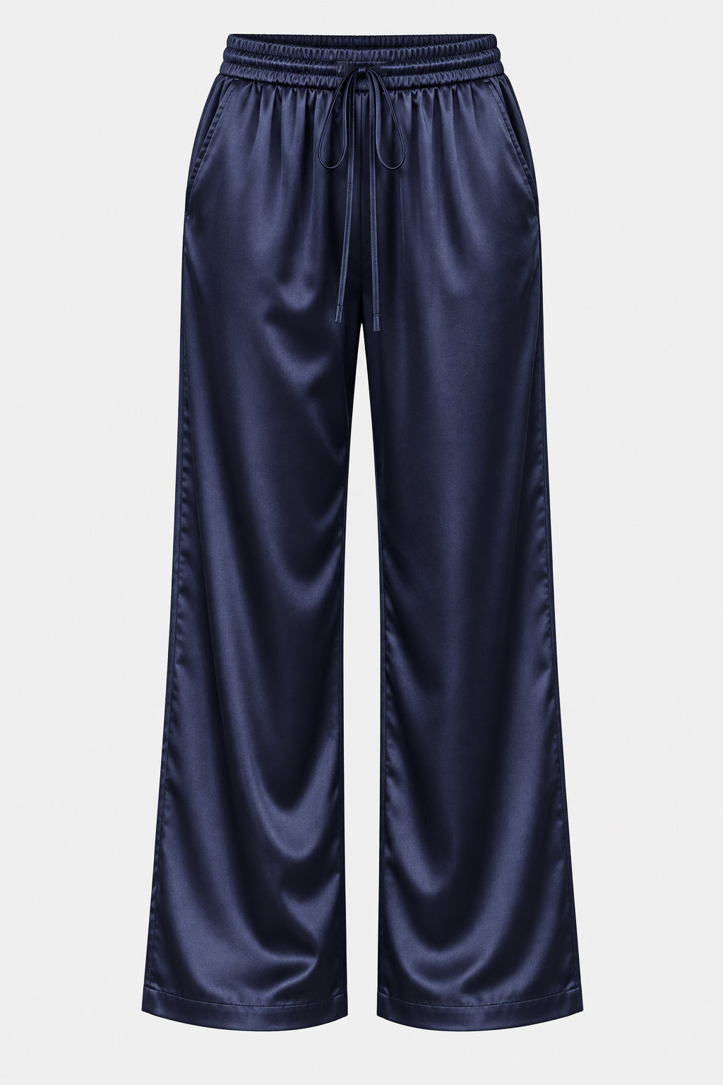 Satin Wide Leg Trousers