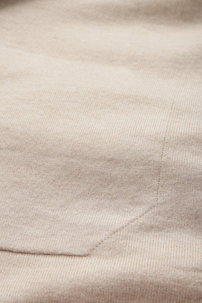 Two Pocket Fine Knit V Tunic