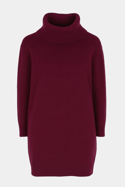 Roll Neck Tunic Jumper