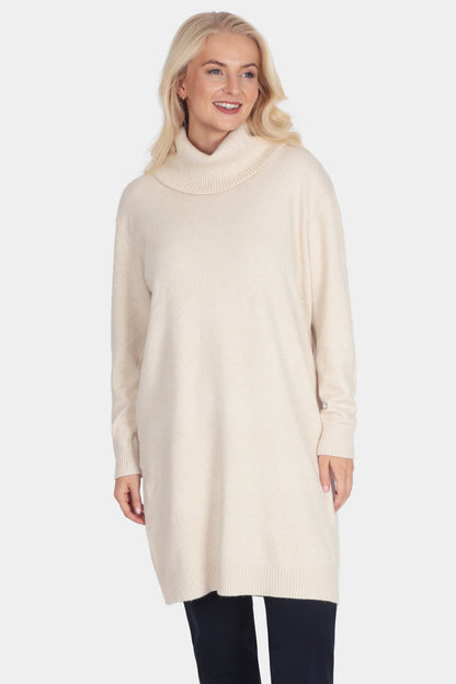 Roll Neck Tunic Jumper