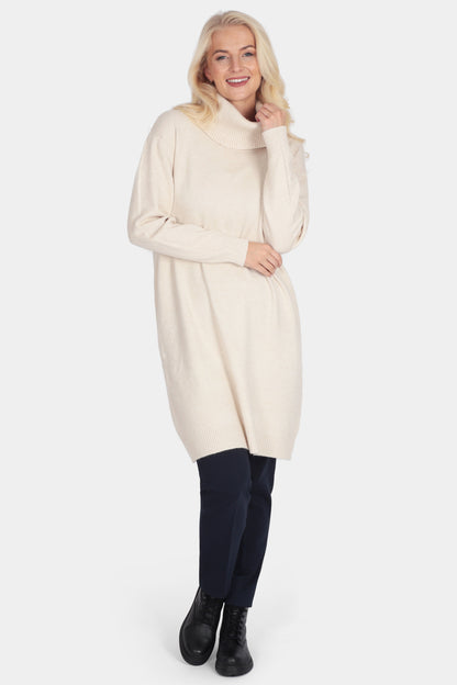 Roll Neck Tunic Jumper