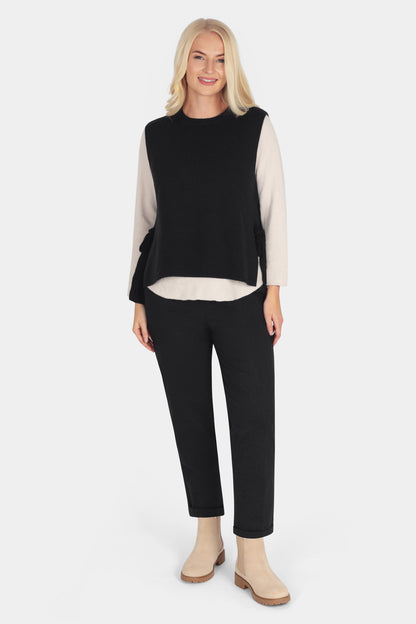 Soft Knit Side-Tie Vest