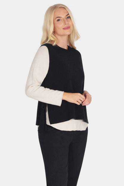Soft Knit Side-Tie Vest