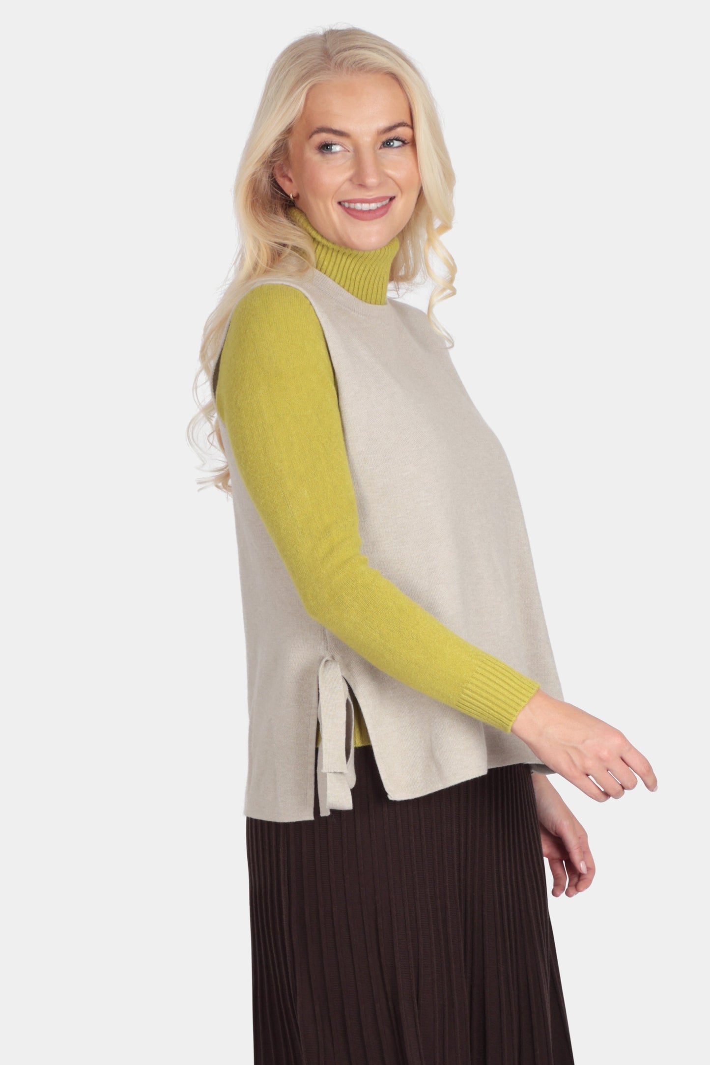 Soft Knit Side-Tie Vest