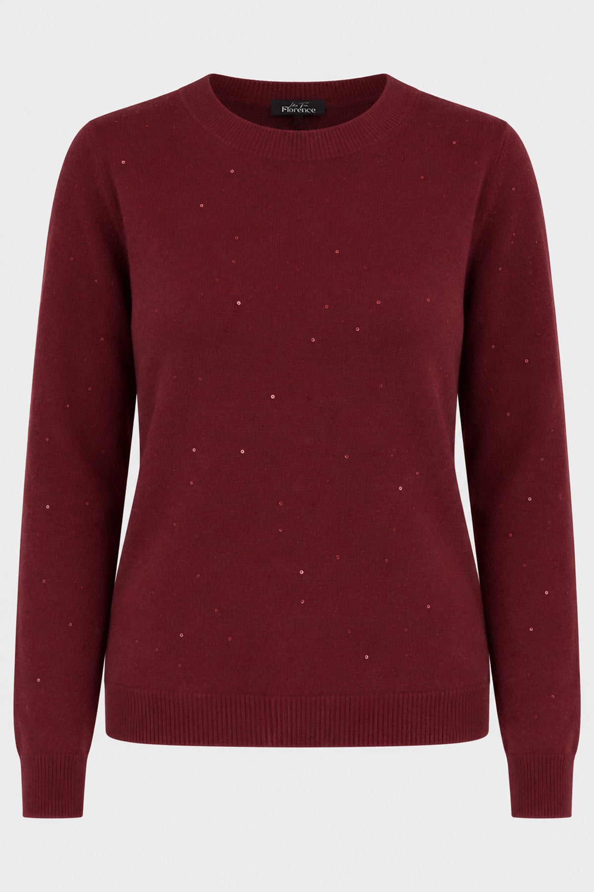 Sequin Knit Crew Jumper