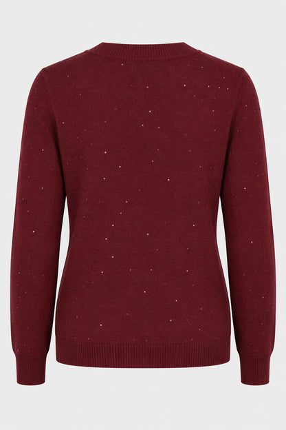 Sequin Knit Crew Jumper