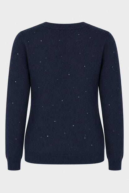 Sequin Knit Crew Jumper