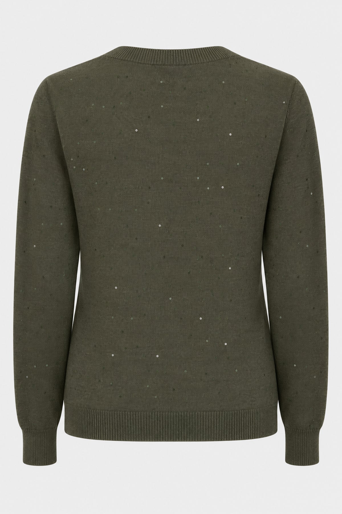 Sequin Knit Crew Jumper